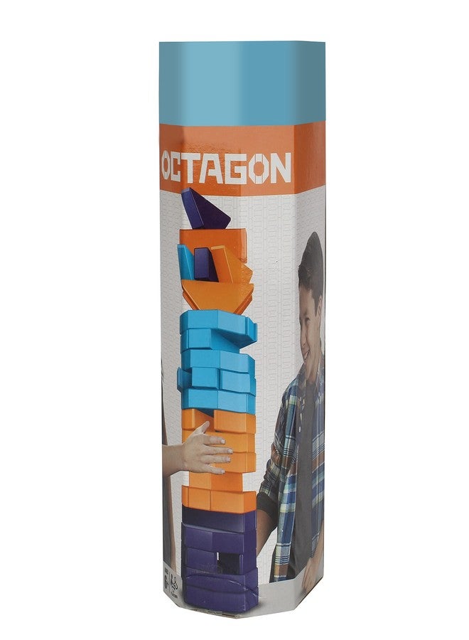 Magicwand® ABS Plastic Octagon Building Blocks for Kids - Image 1